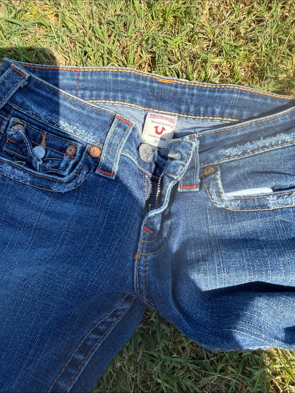 True Religion Women’s Dark Blue Bootcut Jeans